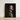 Framed Portrait Man Curly Brown Hair Ornate Black Haute Goth, Lit Cigarette Hangs, Smoking, Skeleton, Art, Print