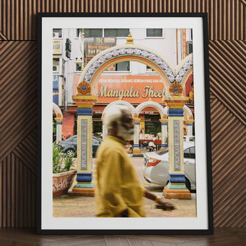 Brickfields - Kuala Lumpur Street Photography Art Print / Canvas Framed Photograph Black Frame White Mat Colorful, Arresting, Prints