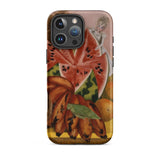 The Bride Frightened at Seeing Life Opened - Frida Kahlo Phone Case Iphone 16 Pro Max / Matte Smartphone Case Life Painting Fruit Frida