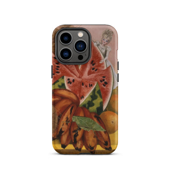 The Bride Frightened at Seeing Life Opened - Frida Kahlo Phone Case Iphone 13 Pro / Matte Phone Case Still-life Painting Fruits Figure