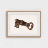 Bronze Key Bank - William O. Fletcher 1930s Art Print / Canvas Decorative, Enigmatic Prints