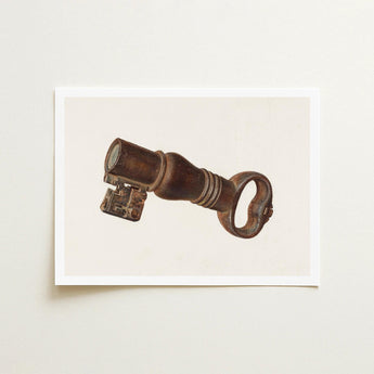 Bronze Key Bank - William O. Fletcher 1930s Art Print / Canvas Decorative, Enigmatic Prints