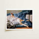 Brunette Odalisque - Francois Boucher Nude Art Print / Canvas François Boucher’s, 18th-century Rococo Masterpiece, Prints