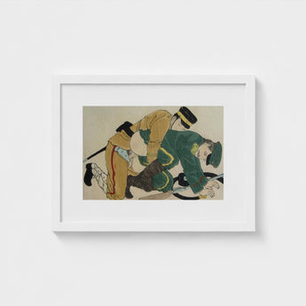 Buggering the Russian Art Print / Canvas Fevered Height, Russo-japanese War, Shunga Turns Prints