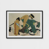 Buggering the Russian Art Print / Canvas Fevered Height, Russo-japanese War, Shunga Turns Prints