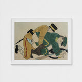 Buggering the Russian Art Print / Canvas Fevered Height, Russo-japanese War, Shunga Turns Prints