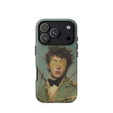 Bullseye - Neo-baroque Gay Military Phone Case Iphone 17 Pro / Matte Green Phone Case Bow Tie Design Textured Surface Gay Military Iphone,