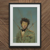 Bullseye - Surreal 18th Century Gay Military Art Print / Canvas Black Framed Poster White Mat Green Jacket Man Saint Sebastian, Prints
