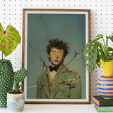 Bullseye - Surreal 18th Century Gay Military Art Print / Canvas Framed Portrait Blindfolded Person Saint Sebastian, Prints