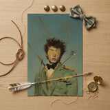 Bullseye - Surreal 18th Century Gay Military Art Print / Canvas Vintage-style Portrait Print Young Man Olive-green Military Coat Saint