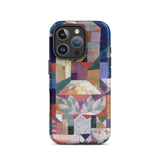 Burggarten - Paul Klee Phone Case Iphone 16 Pro / Matte Vibrant Geometric-patterned Phone Case Mosaic Design Abstract Shapes Paul Klee