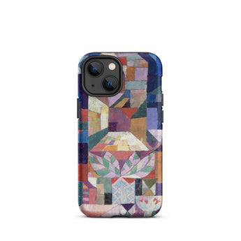 Burggarten - Paul Klee Phone Case Iphone 13 Mini / Matte Vibrant Geometric-patterned Phone Case Mosaic Design Abstract Shapes Paul Klee