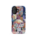 Burggarten - Paul Klee Phone Case Iphone 17 / Matte Vibrant Geometric-patterned Phone Case Mosaic Design Abstract Shapes Paul Klee Iphone