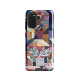 Burggarten - Paul Klee Phone Case Samsung Galaxy S20 / Matte Vibrant Geometric-patterned Phone Case Mosaic-style Design Bold Colors Paul