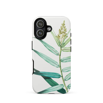 Bush Cane - P.j. Redouté Botanist Art Iphone Case 17 / Matte Iphone 12 Case Tropical Leaf Design White Background Digital Sentinel Blooms,