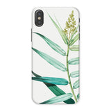 Bush Cane - P.j. Redouté Botanist Art Iphone Case x / Matte Phone Case Botanical Print Green Leaves Stem Digital Sentinel Blooms, Botanist
