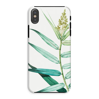 Bush Cane - P.j. Redouté Botanist Art Iphone Case Xs / Matte Phone Case Botanical Print Green Leaves Stem Digital Sentinel Blooms,