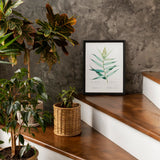 Bush Cane - Pierre-joseph Redouté Botanist Art Print / Canvas Framed Botanical Green Fern Leaf Display Redouté, Redouté’s, Prints