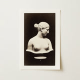 Bust of Greek Slave - Hiram Powers Art Print / Canvas, 12x18’’ / 31x46cm / Unframed / no Border, Posters Prints & Visual Artwork, Toby Leon