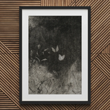 Butterflies - Impresión artística de William Baxter Closson / Lienzo, 20x30’’ / 51x76cm / Marco negro / Paspartú, Pósters, impresiones y obra visual, Toby