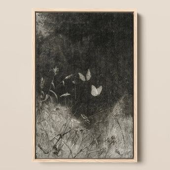 Butterflies - Impresión artística de William Baxter Closson / Lienzo, 12x17’’ / A3 / Marco natural, Pósters, impresiones y obra visual, Toby Leon