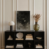 Butterflies - William Baxter Closson Art Print / Canvas Sleek Black Cube Unit Books Decorative Stones Minimalist, Meadow Stems Prints