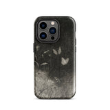 Butterflies - William Baxter Closson Phone Case Iphone 14 Pro / Gloss Black Phone Case Distressed Monochrome Design Delicate Butterflies