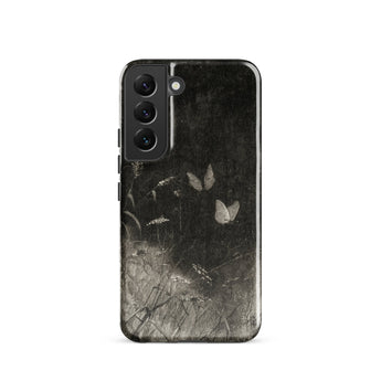 Butterflies - William Baxter Closson Phone Case Samsung Galaxy S22 / Gloss Black Phone Case Monochrome Illustration Butterflies Wild