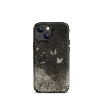 Butterflies - William Baxter Closson Phone Case Iphone 13 Mini / Matte Black Phone Case Vintage-style Illustration Butterflies Wild Grasses