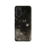 Butterflies - William Baxter Closson Phone Case Samsung Galaxy S20 / Matte Black Phone Case Vintage-style Illustration Delicate White