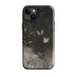 Butterflies - William Baxter Closson Phone Case Iphone 15 Plus / Gloss Black Phone Case Vintage-style Illustration Two Butterflies Wild
