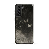 Butterflies - William Baxter Closson Phone Case Samsung Galaxy S21 Plus / Gloss Black Phone Case Vintage-style Illustration Two Butterflies