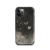 Butterflies - William Baxter Closson Phone Case Iphone 12 Pro / Gloss Black Phone Case Vintage-style Illustration Two White Butterflies