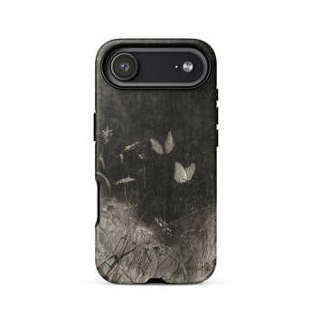 Butterflies - William Baxter Closson Phone Case Iphone 17 Air / Matte Black Phone Case Vintage-style Illustration Two White Butterflies