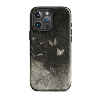 Butterflies - William Baxter Closson Phone Case Iphone 16 Pro Max / Gloss Black Phone Case Vintage-style Illustration Butterflies