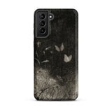 Butterflies - William Baxter Closson Phone Case Samsung Galaxy S21 Plus / Matte Black Phone Case Vintage-style Monochrome Illustration