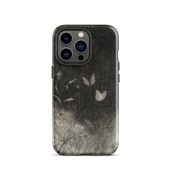 Butterflies - William Baxter Closson Phone Case Iphone 13 Pro / Gloss Dark Gray Phone Case Vintage-style Illustration Butterflies