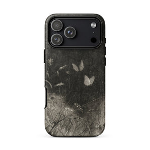Butterflies - William Baxter Closson Phone Case, William Baxter, Wild Grasses Bow, Pale Butterflies Materialize