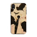 Butterfly Effect - Cover artistica per iPhone con metamorfosi surreale, Xr / Opaca, Custodie per telefoni cellulari, Toby Leon