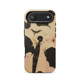 Butterfly Effect - Surreal Metamorphosis Art Phone Case Iphone 17 Air / Matte Black White Phone Case Bat Design Durable Plastic Twilight