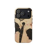 Butterfly Effect - Surreal Metamorphosis Art Phone Case Iphone 17 Pro / Matte Gold Iphone 13 Pro Max Case Bat Design Twilight Dream Draped,
