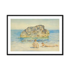 The Sunbathers - Henry Scott Tuke Fine Art Print, Framed Beach Scene Painting