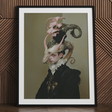 Cadmus - Gay Dragon Prince Art Print / Canvas, Gay Dragon Prince, Illustrious Gay Dragon, Face Cadmus