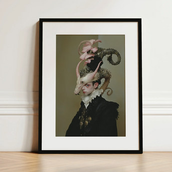 Cadmus - Gay Dragon Prince Art Print / Canvas, Gay Dragon Prince, Illustrious Gay Dragon, Face Cadmus