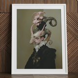 Cadmus - Gay Dragon Prince Art Print / Canvas, Gay Dragon Prince, Illustrious Gay Dragon, Face Cadmus