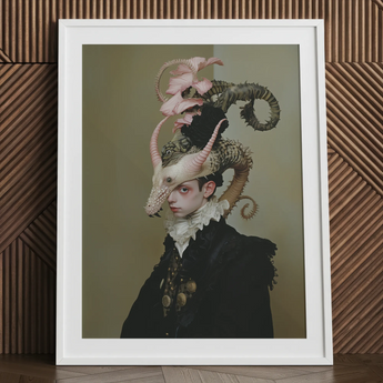 Cadmus - Gay Dragon Prince Art Print / Canvas, Gay Dragon Prince, Illustrious Gay Dragon, Face Cadmus