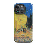 Cafe Terrace at Night - Vincent Van Gogh Phone Case, Iphone 16 Pro Max / Gloss, Mobile Cases, Toby Leon