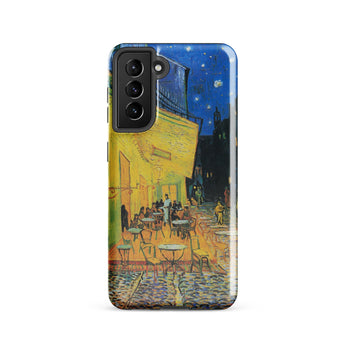 Cafe Terrace at Night - Vincent Van Gogh Phone Case, Samsung Galaxy S21 / Gloss, Mobile Cases, Toby Leon