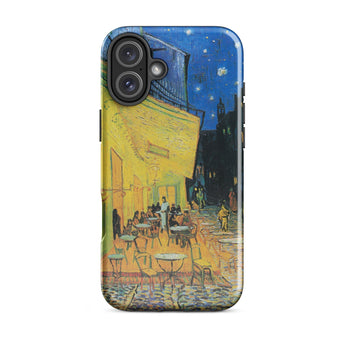 Cafe Terrace at Night - Vincent Van Gogh Phone Case Iphone 16 Plus / Gloss Phone Case Vincent Gogh’s Café Terrace Night Gogh’s, Arles