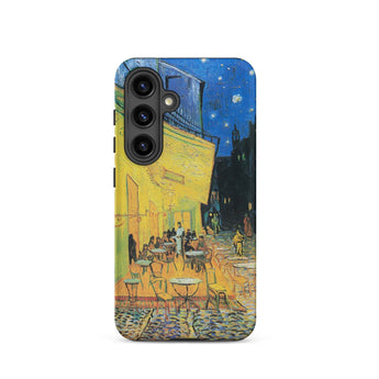 Cafe Terrace at Night - Vincent Van Gogh Phone Case Samsung Galaxy S24 / Matte Phone Case Vincent Gogh’s Café Terrace Night Gogh’s, Arles
